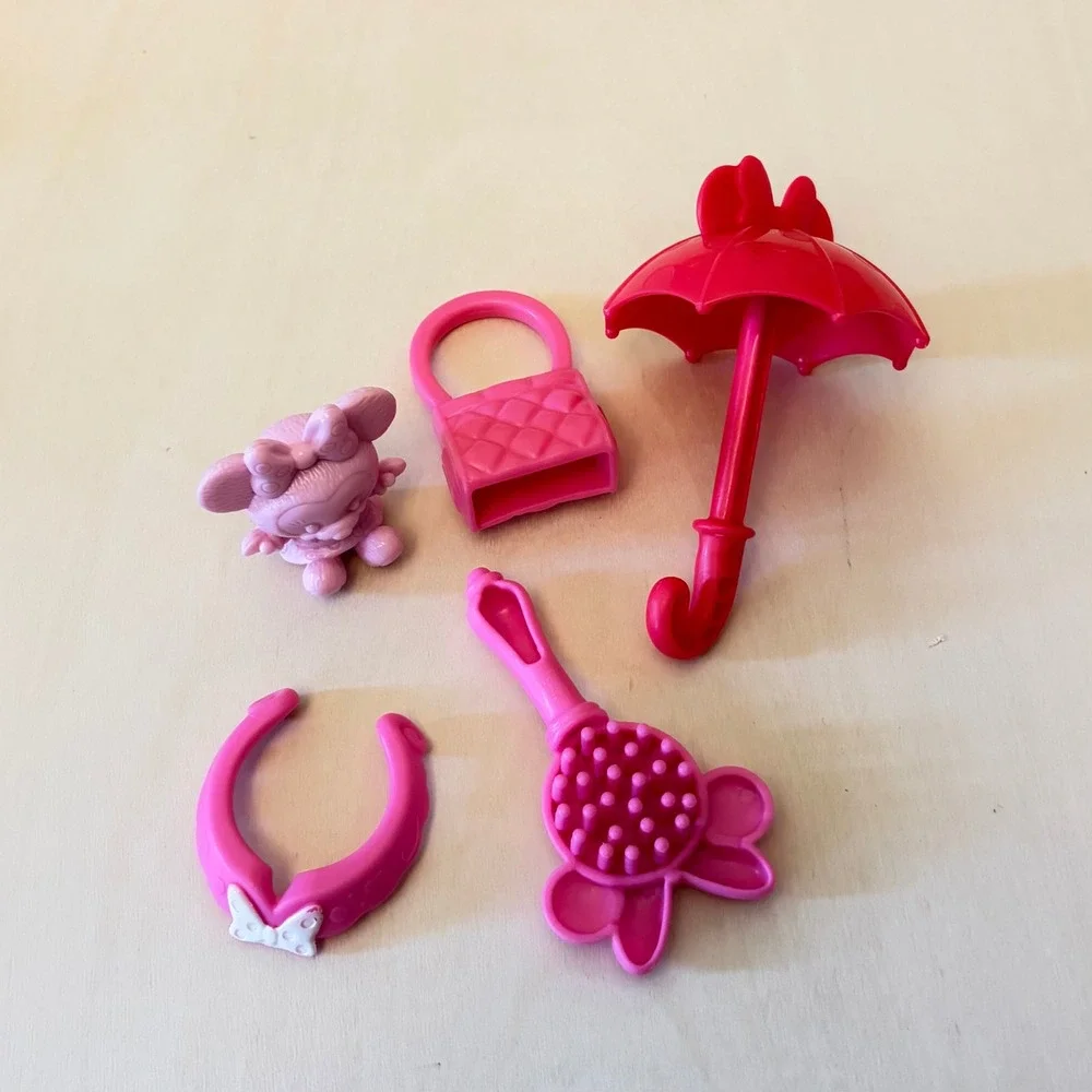 Disney Jr Minnie Mouse Snap n Pose Style Doll Lot Kids Dress Up Toy Set Daisy